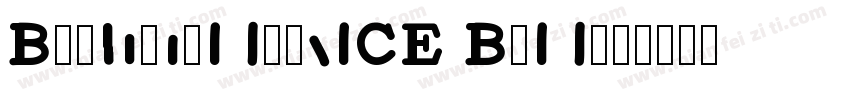 BookmanOldStylCE Bold字体转换